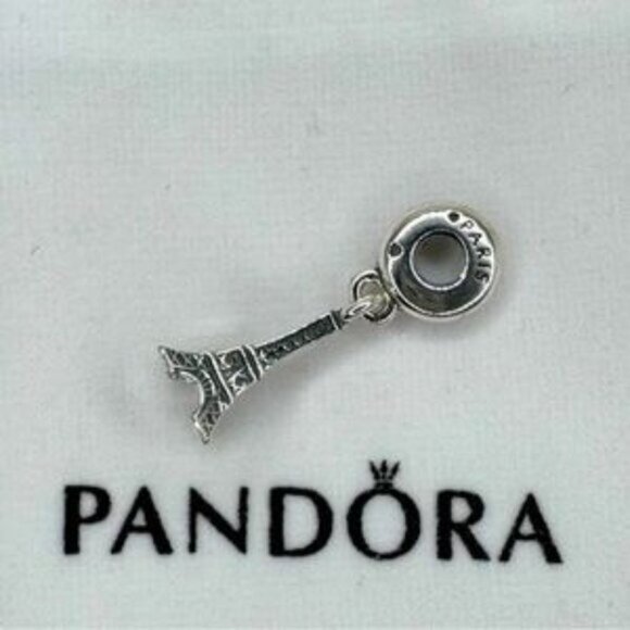 Pandora Paris Eiffel Tower Dangle Charm - Picture 3 of 3